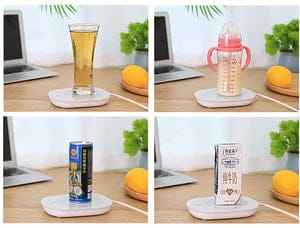 ELECTRIC CUP WARMER WITH SPOON - Qifaya