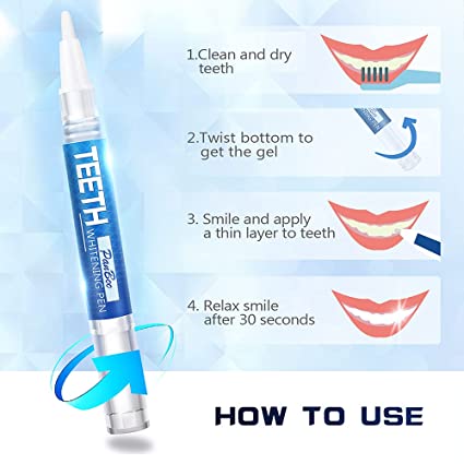 Dazzling Instant White Teeth Whitening Pen - Qifaya
