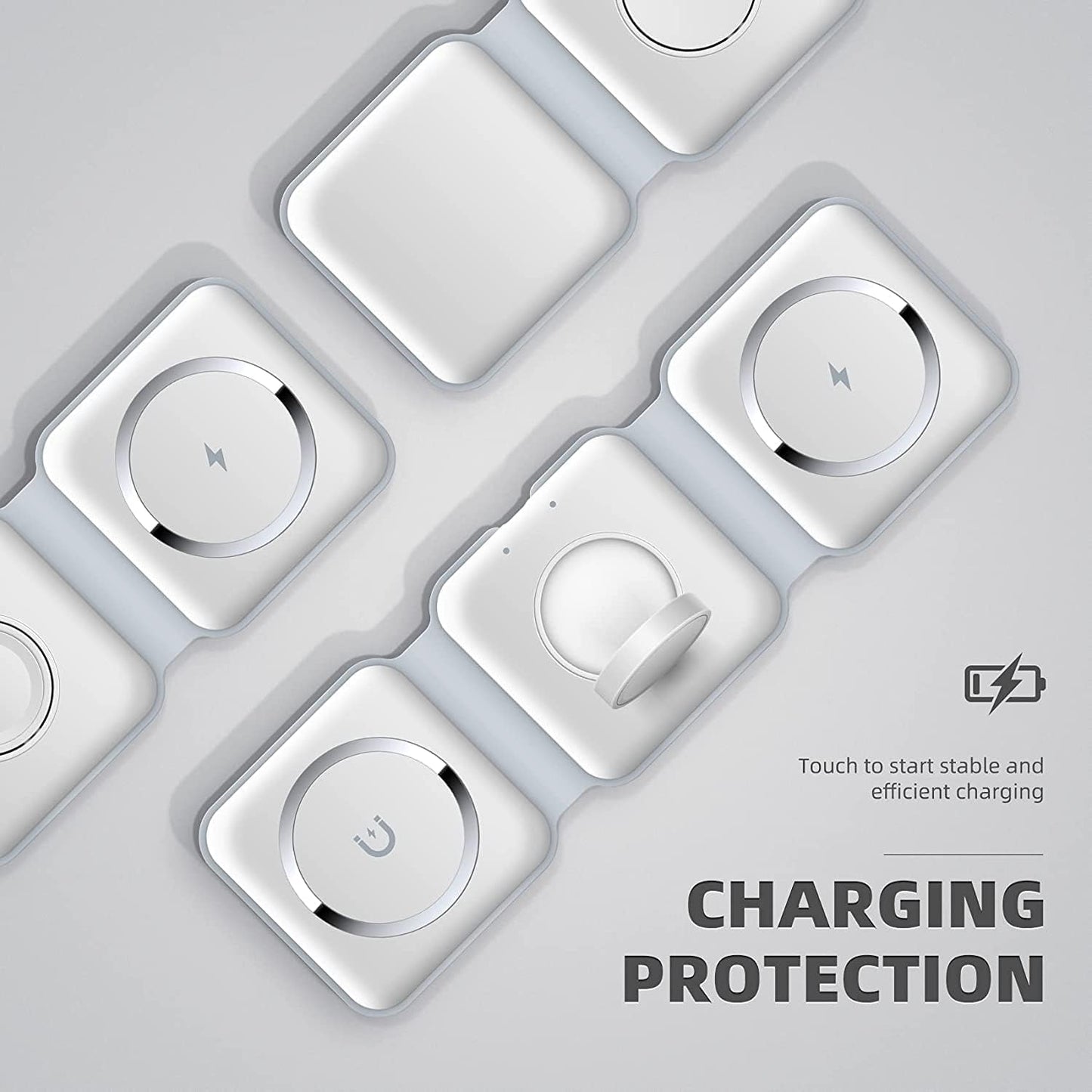 3 - in - 1 Wireless Charging Pad - Qifaya