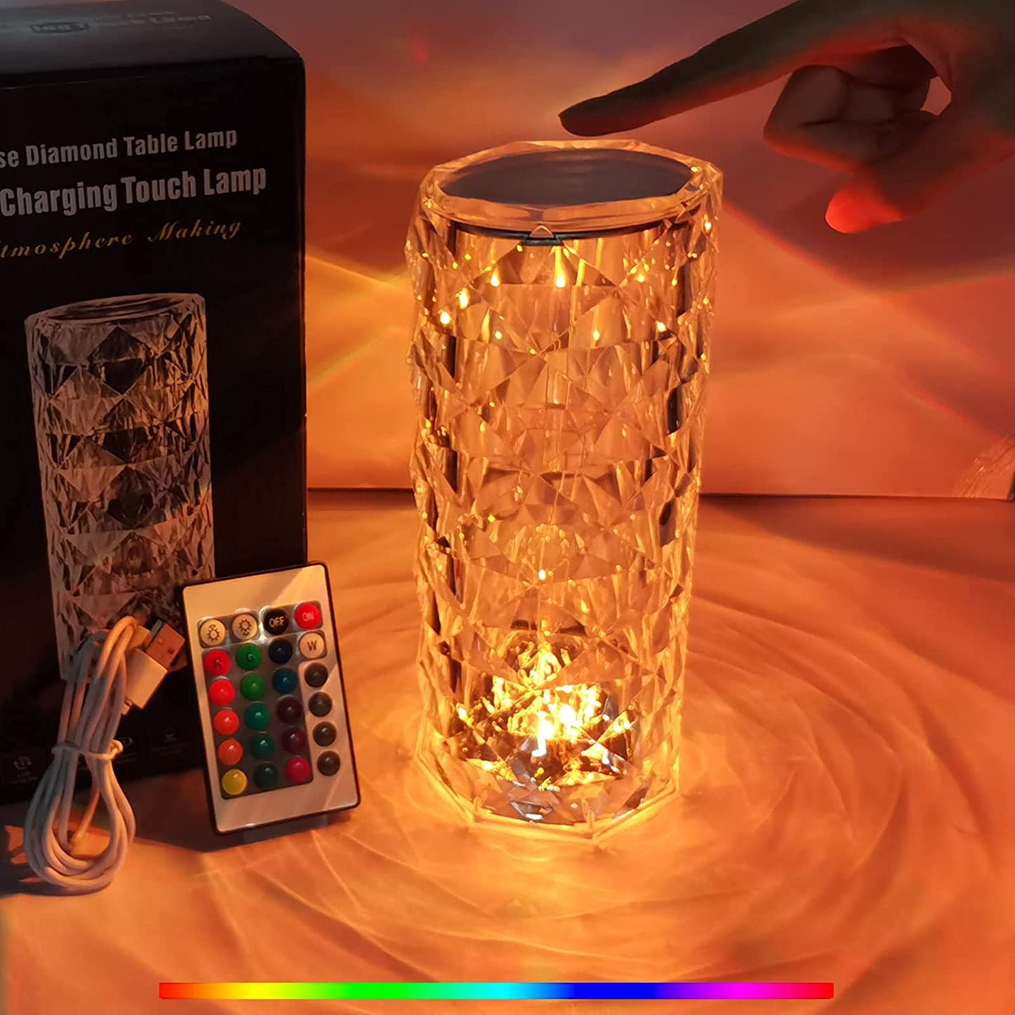 CRYSTAL DIAMOND LAMP - Qifaya