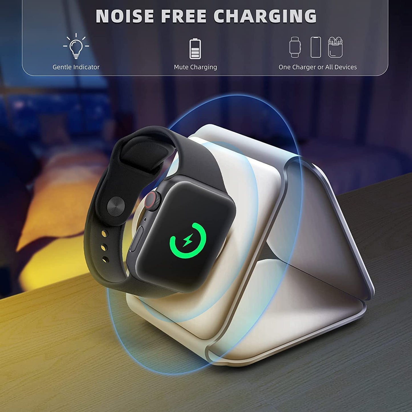 3 - in - 1 Wireless Charging Pad - Qifaya
