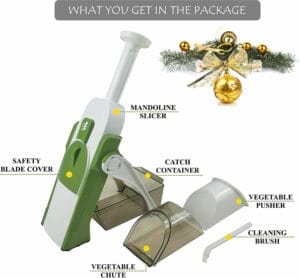 4 In 1 Vegetable Cutter Chopper Adjustable Multi - function Vegetable Cutter Kitchen Shredder Grater Artifact - Qifaya