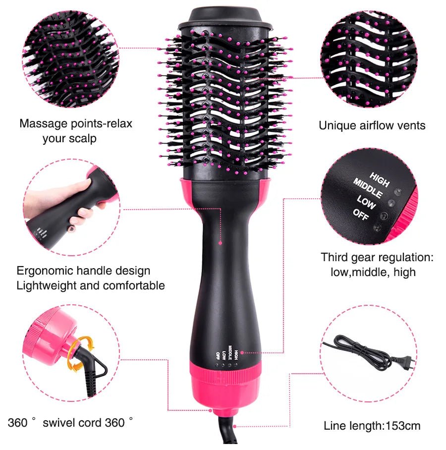 One Step Multifunctional Hot Air Brush - Qifaya
