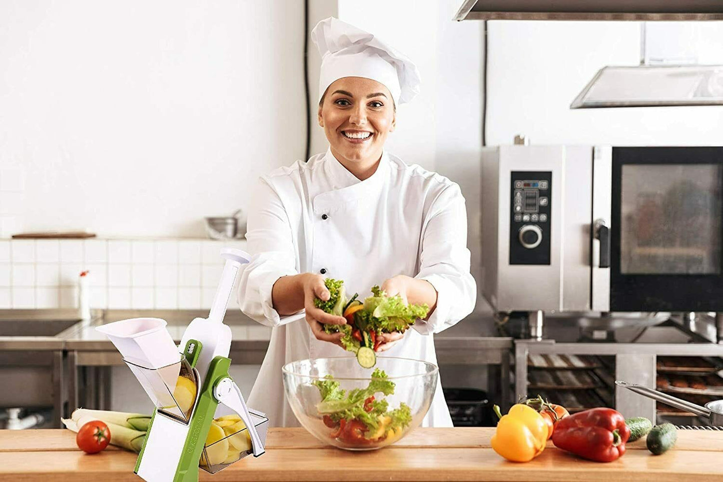 4 In 1 Vegetable Cutter Chopper Adjustable Multi - function Vegetable Cutter Kitchen Shredder Grater Artifact - Qifaya
