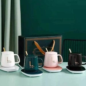 ELECTRIC CUP WARMER WITH SPOON - Qifaya