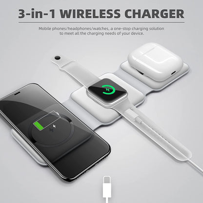 3 - in - 1 Wireless Charging Pad - Qifaya